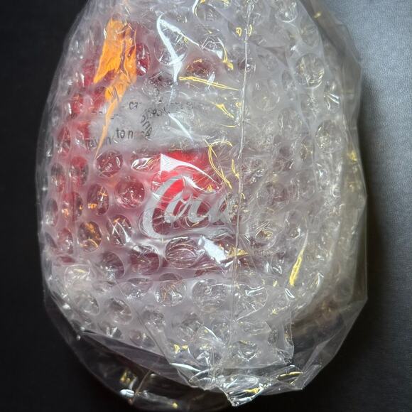 Kurt Adler Coca-Cola Red Ball with Santa Hat Ornament *NEW/UNOPENED* - Picture 3 of 8